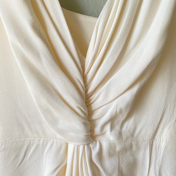 NWT Reformation Bray Dress, Ivory Wedding Dress, Formal Gown, Size 10 - Picture 4 of 9